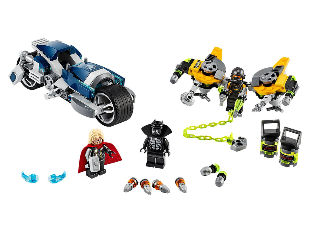 76142 Avengers Speeder Bike Attack (Retired) LEGO Super Heroes product image 2, provided for visual reference and product