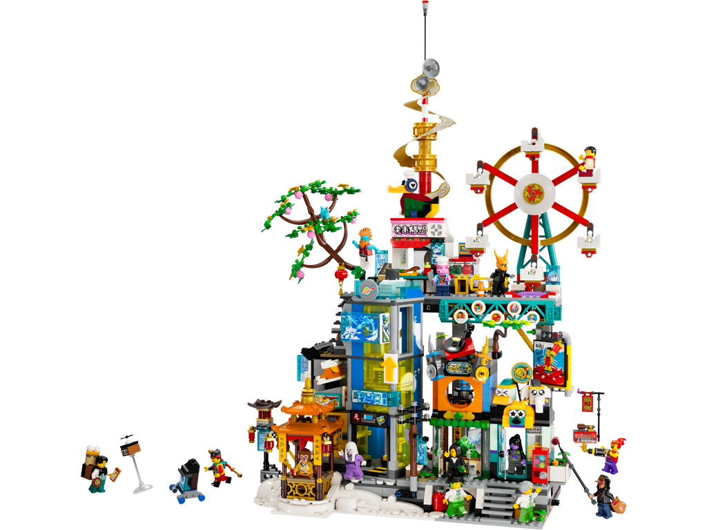 80054 Megapolis City 5th Anniversary (Retired) LEGO Monkie Kid product image 2, provided for visual reference and product