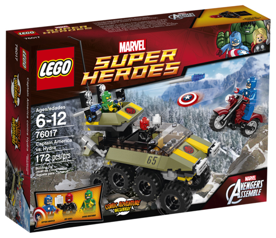 76017 Avengers: Captain America vs. Hydra (Retired) LEGO Super Heroes product image 1, provided for visual reference and