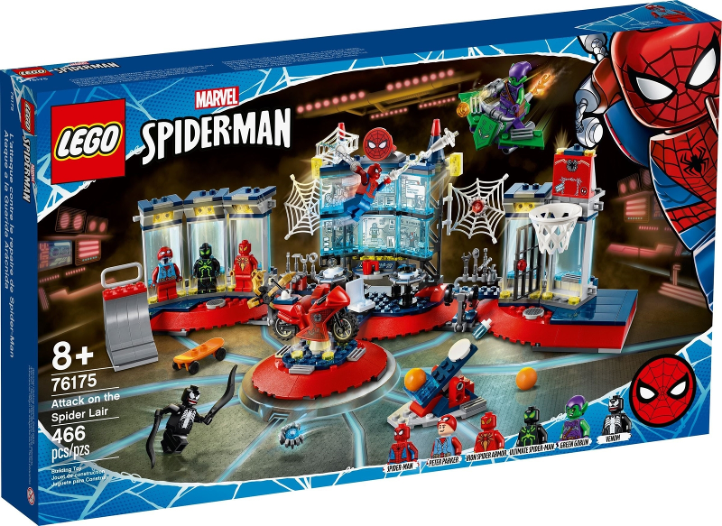 76175 Attack on the Spider Lair (Retired) LEGO Super Heroes product image 1, provided for visual reference and product