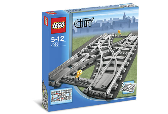 7996 Train Rail Crossing (Retired) LEGO City product image 1, provided for visual reference and product detail review