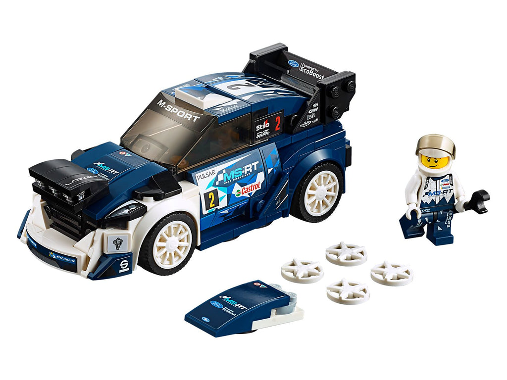 75885 Ford Fiesta M-Sport WRC (Retired) LEGO Speed Champions product image 2, provided for visual reference and product