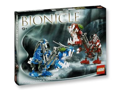 8558 Cahdok & Gahdok (Retired) LEGO BIONICLE product image 1, provided for visual reference and product detail review