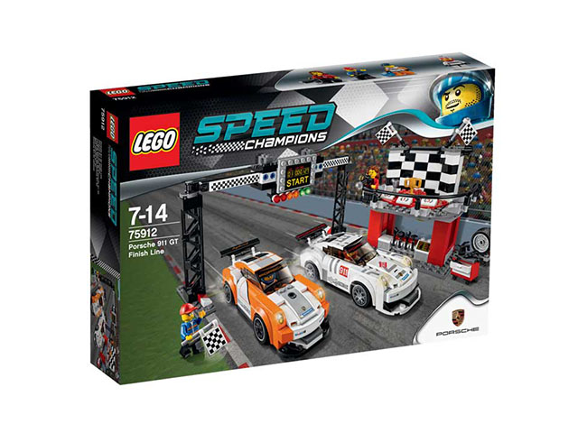 75912 Porsche 911 GT Finish Line (Retired) LEGO Speed Champions product image 1, provided for visual reference and product