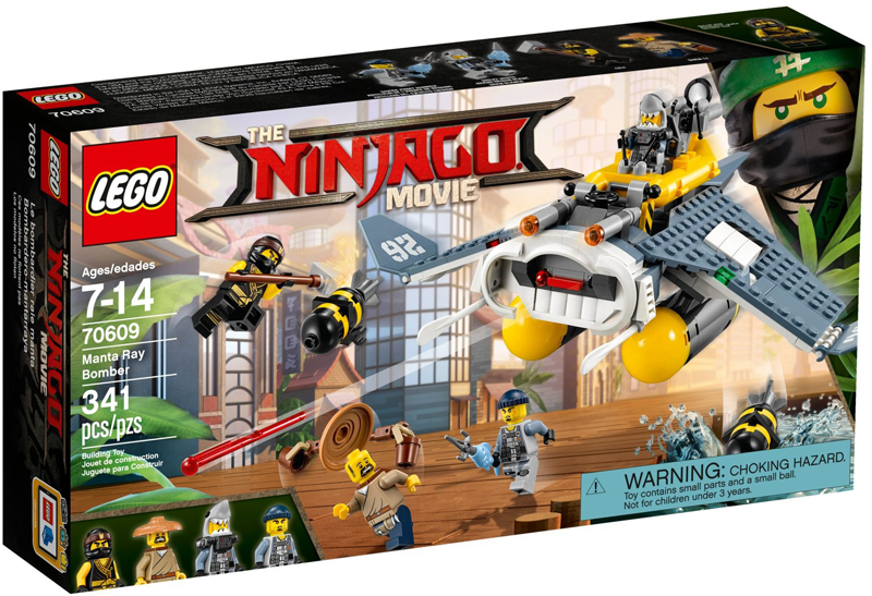 70609 Manta Ray Bomber (Retired) LEGO The LEGO Ninjago Movie product image 1, provided for visual reference and product
