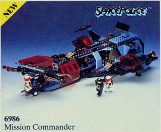 6986 Mission Commander (Retired) LEGO Space product image 2, provided for visual reference and product detail review