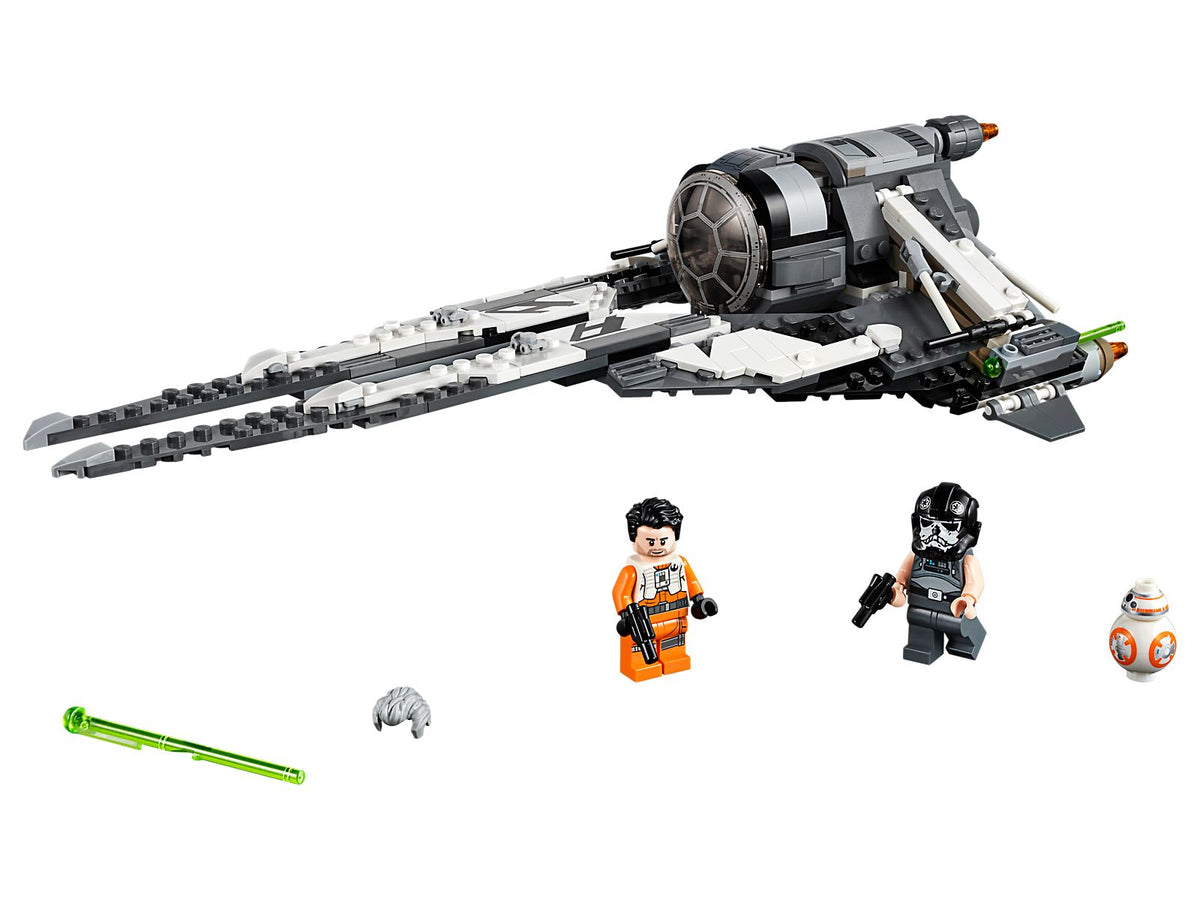 75242 Black Ace TIE Interceptor (Retired) LEGO Star Wars product image 2, provided for visual reference and product detail