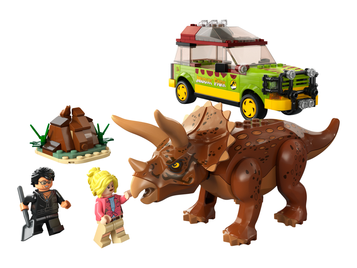 76959 Triceratops Research (Retired) LEGO Jurassic World product image 2, provided for visual reference and product detail