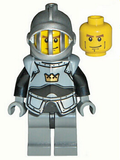 Fantasy Era - Crown Knight Plain with Breastplate, Grille Helmet, Vertical Cheek Lines (cas340) product image 1, provided