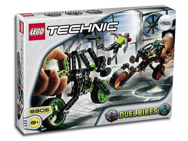8305 Duel Bikes (Retired) LEGO TECHNIC product image 1, provided for visual reference and product detail review