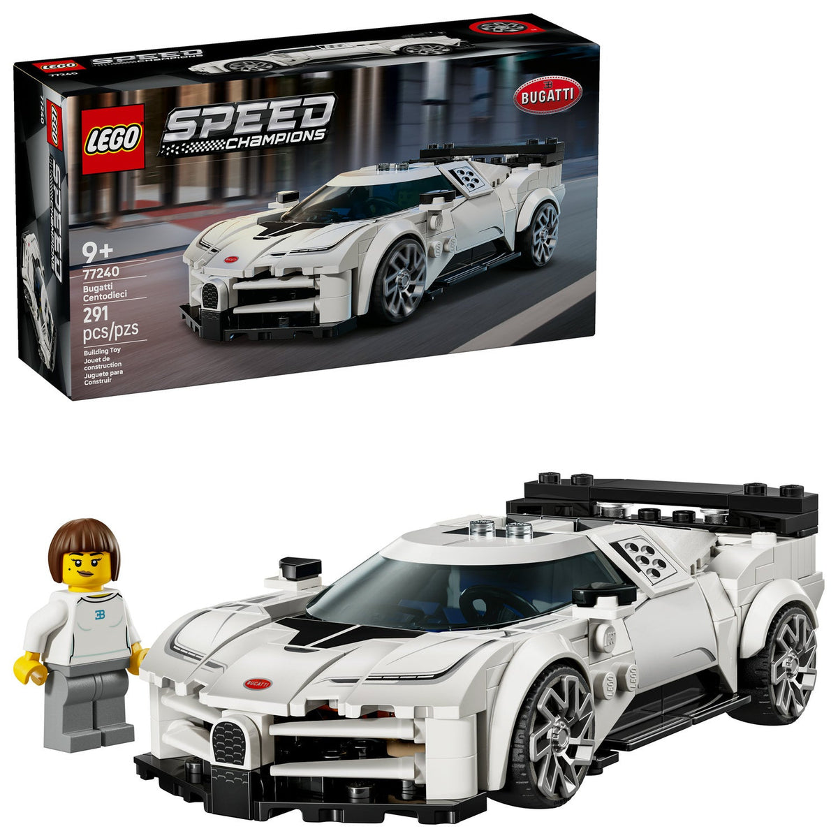 77240 Bugatti Centodieci (Retired) LEGO Speed Champions product image 2, provided for visual reference and product detail