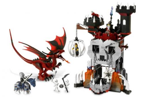 7093 Skeleton Tower (Retired) LEGO Castle product image 2, provided for visual reference and product detail review