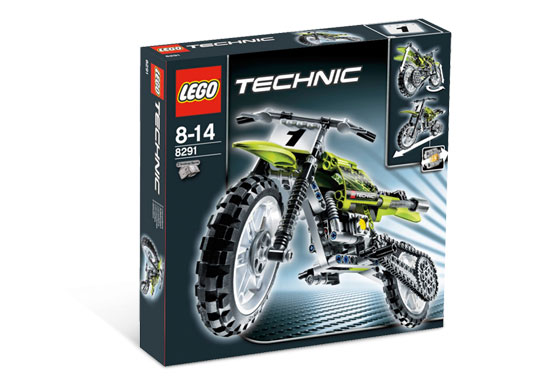 8291 Dirt Bike (Retired) LEGO TECHNIC product image 1, provided for visual reference and product detail review
