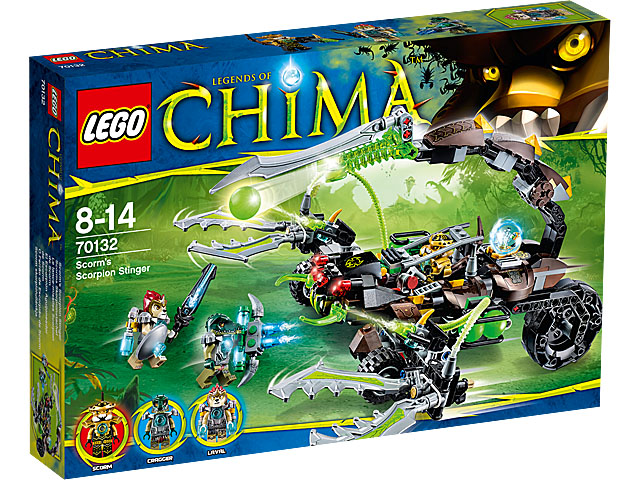 70132 Scorm's Scorpion Stinger (Retired) LEGO Legends of Chima product image 1, provided for visual reference and product