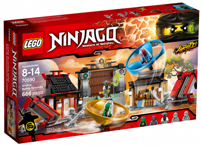 70590 Airjitzu Battle Grounds (Retired) LEGO Ninjago product image 1, provided for visual reference and product detail review