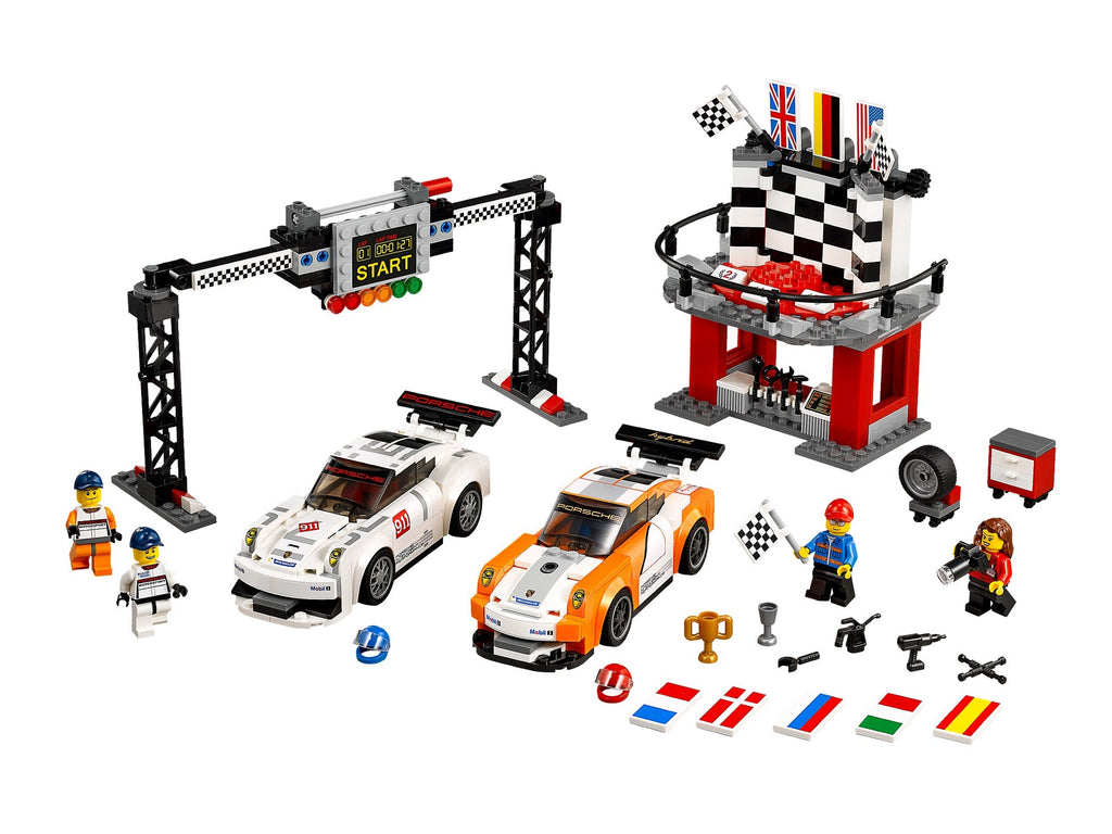 75912 Porsche 911 GT Finish Line (Retired) LEGO Speed Champions product image 2, provided for visual reference and product