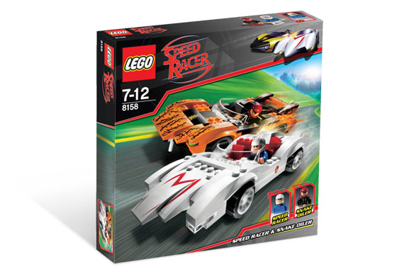 8158 Speed Racer & Snake Oiler (Retired) LEGO Speed Racer product image 1, provided for visual reference and product detail