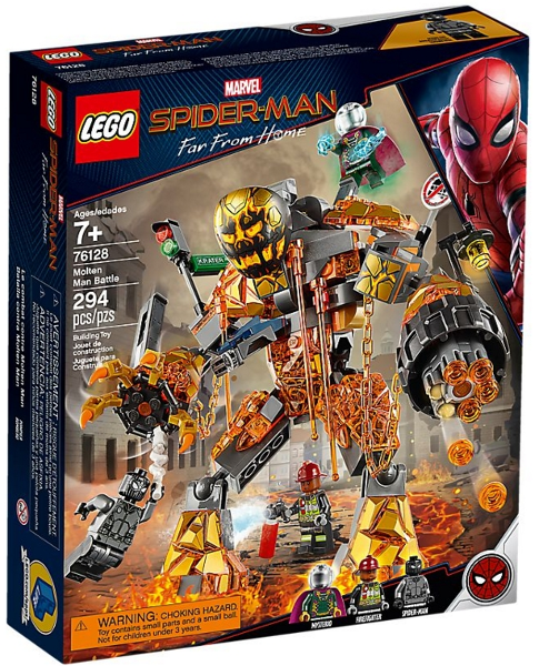 76128 Molten Man Battle (Retired) LEGO Super Heroes product image 1, provided for visual reference and product detail review