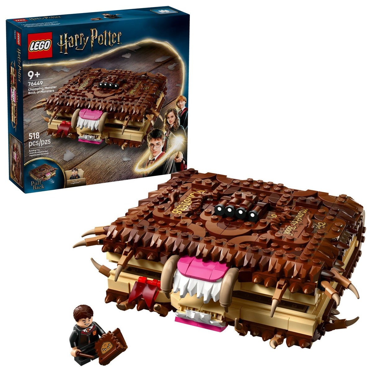 76449 Chomping Monster Book of Monsters (Retired) LEGO Harry Potter product image 2, provided for visual reference and