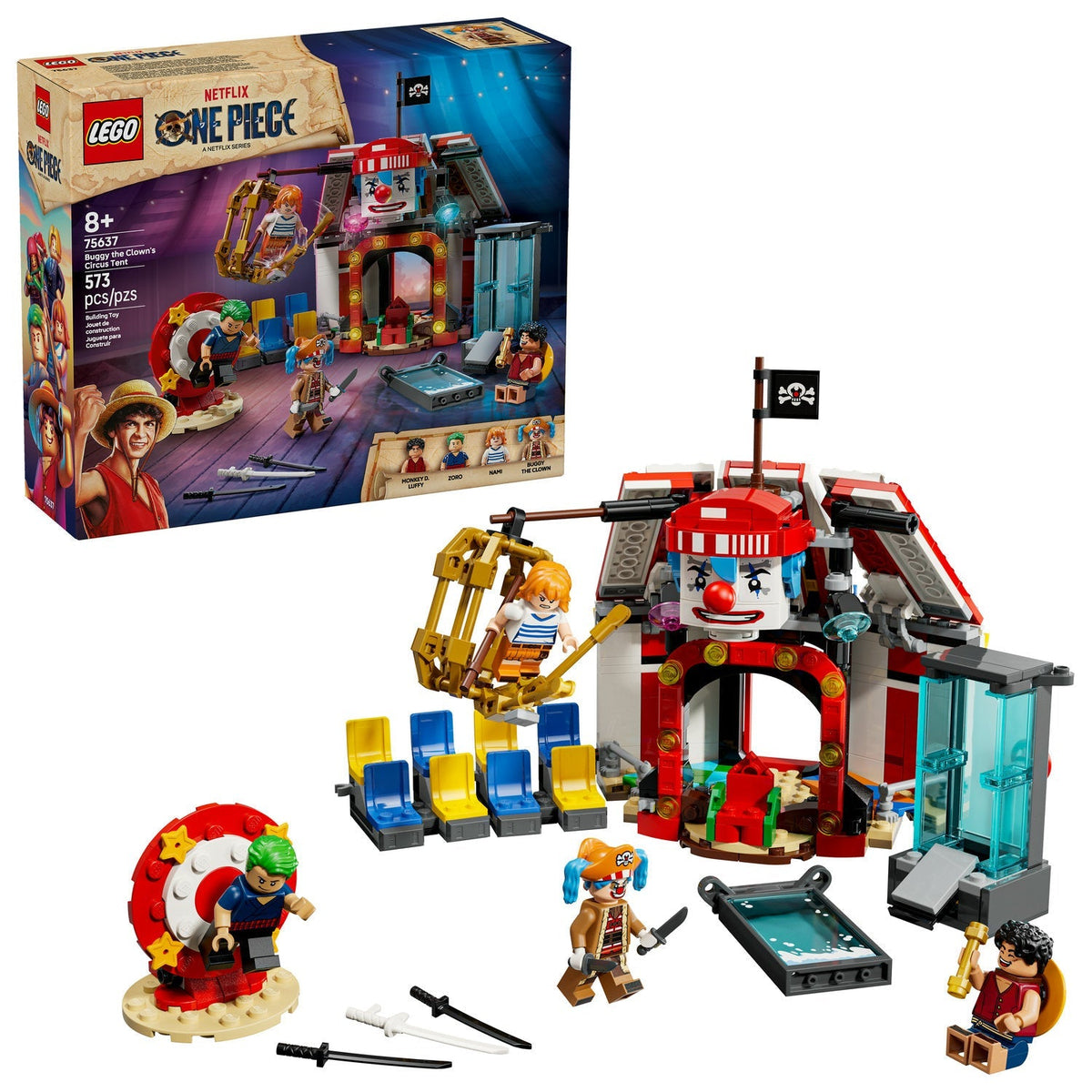 75637 Buggy the Clown's Circus Tent (Retired) LEGO One Piece product image 2, provided for visual reference and product