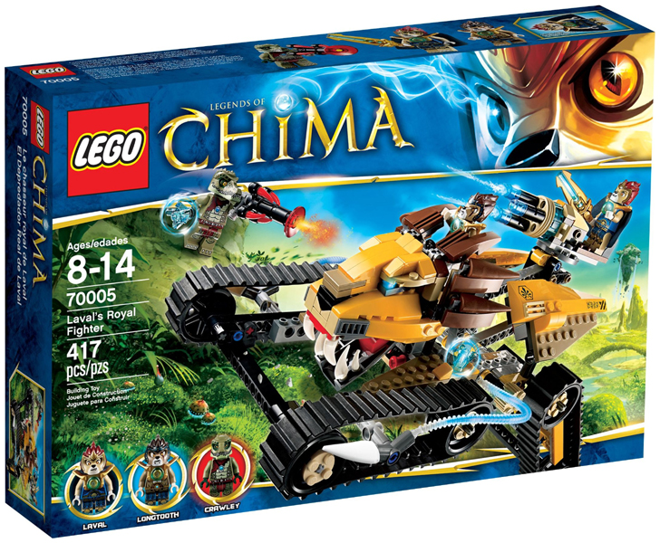 70005 Laval's Royal Fighter (Retired) LEGO Legends of Chima product image 1, provided for visual reference and product