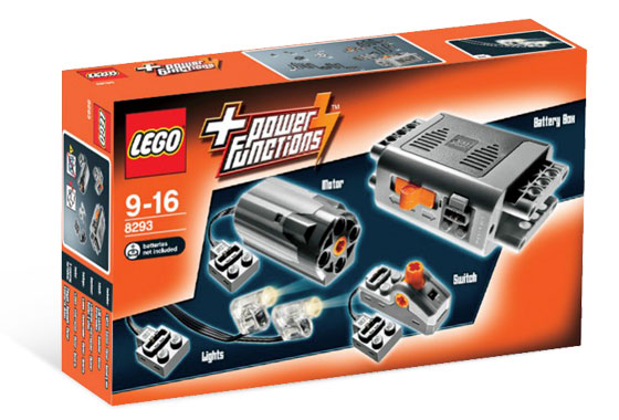 8293 LEGO Power Functions Motor Set (Retired) LEGO Powered Up product image 1, provided for visual reference and product