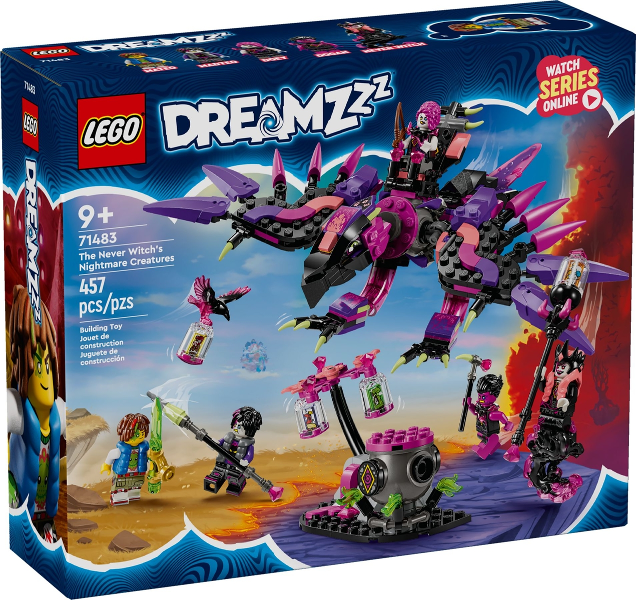 71483 The Never Witch's Nightmare Creatures (Retired) LEGO Dreamzzz product image 1, provided for visual reference and