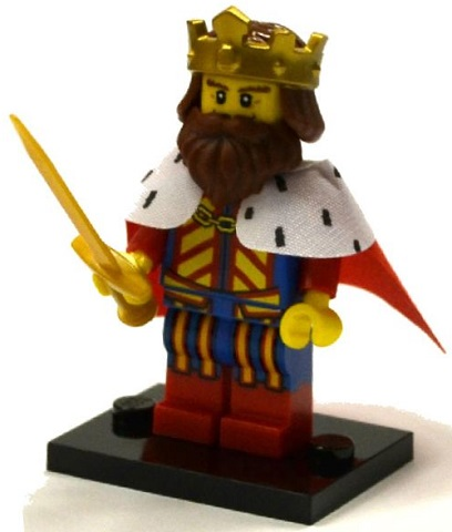 Classic King - Series 13 Collectible Minifigure (col13-1) product image 1, provided for visual reference and product detail