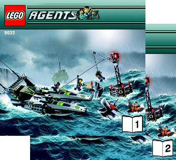 8633 Speedboat Rescue (Certified) LEGO Agents product image 2, provided for visual reference and product detail review