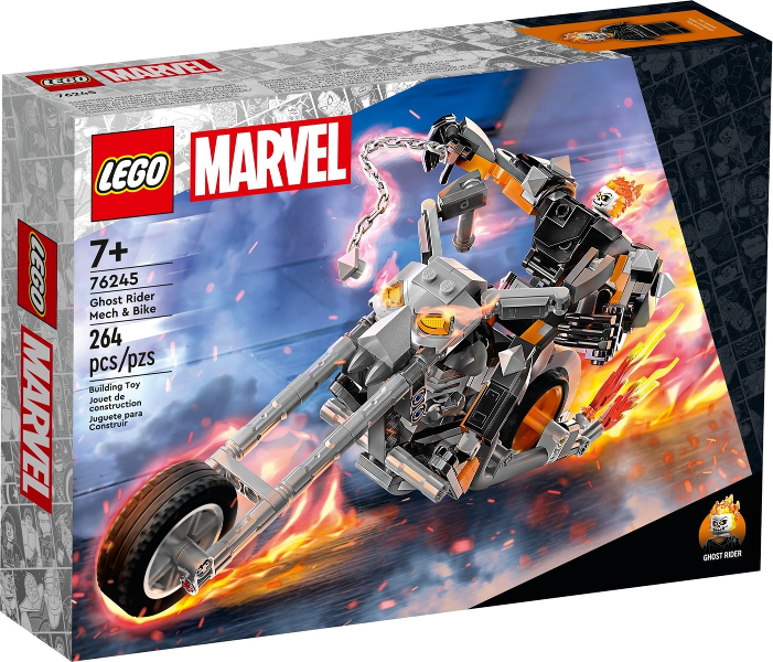 76245 Ghost Rider Mech & Bike (Retired) LEGO Super Heroes product image 1, provided for visual reference and product detail