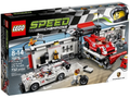 75876 Porsche 919 Hybrid and 917K Pit Lane (Retired) LEGO Speed Champions product image 1, provided for visual reference and