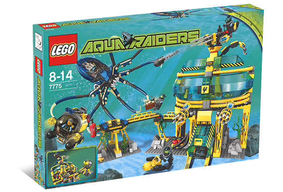 7775 Aquabase Invasion (Retired) LEGO Aquazone product image 1, provided for visual reference and product detail review