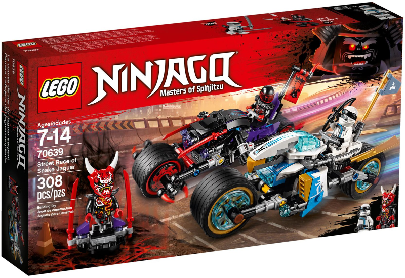 70639 Street Race of Snake Jaguar (Retired) LEGO Ninjago product image 1, provided for visual reference and product detail