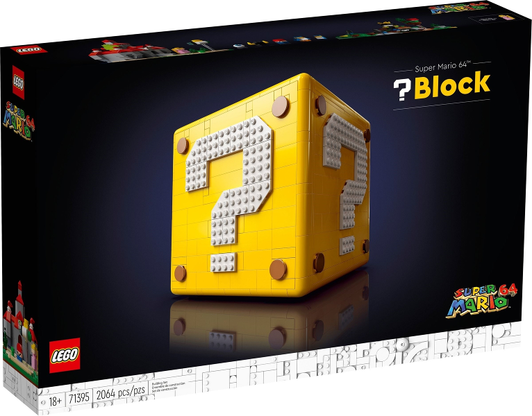 71395 Super Mario 64 Question Mark Block (Retired) LEGO Super Mario product image 1, provided for visual reference and