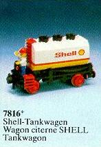 7816 Shell Tanker Wagon (Retired) LEGO Trains product image 2, provided for visual reference and product detail review