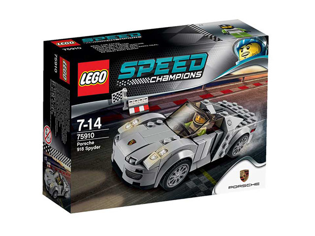 75910 Porsche 918 Spyder (Retired) LEGO Speed Champions product image 1, provided for visual reference and product detail