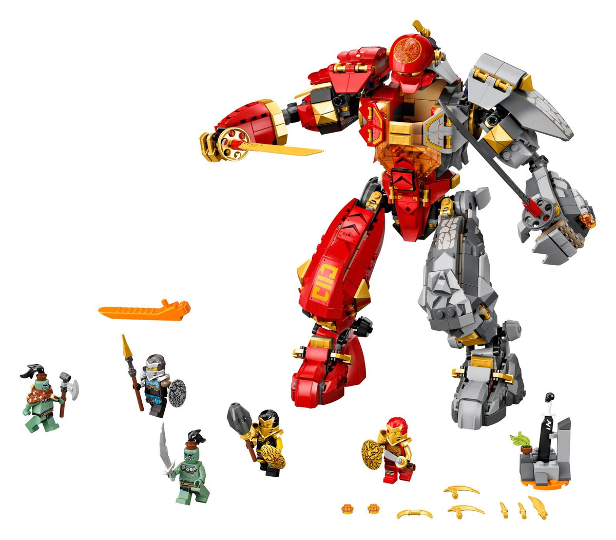71720 Fire Stone Mech (Retired) LEGO Ninjago product image 2, provided for visual reference and product detail review