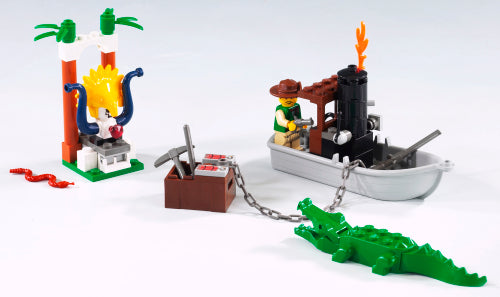 7410 Jungle River (Retired) LEGO Adventurers product image 2, provided for visual reference and product detail review