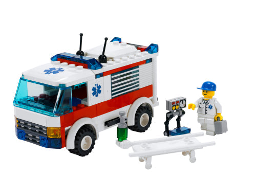 7890 Ambulance (Retired) LEGO City product image 2, provided for visual reference and product detail review