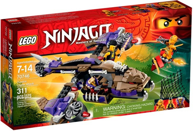 70746 Condrai Copter Attack (Retired) LEGO Ninjago product image 1, provided for visual reference and product detail review