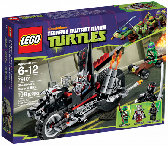 79101 Shredder's Dragon Bike (Retired) LEGO Teenage Mutant Ninja Turtles product image 1, provided for visual reference and