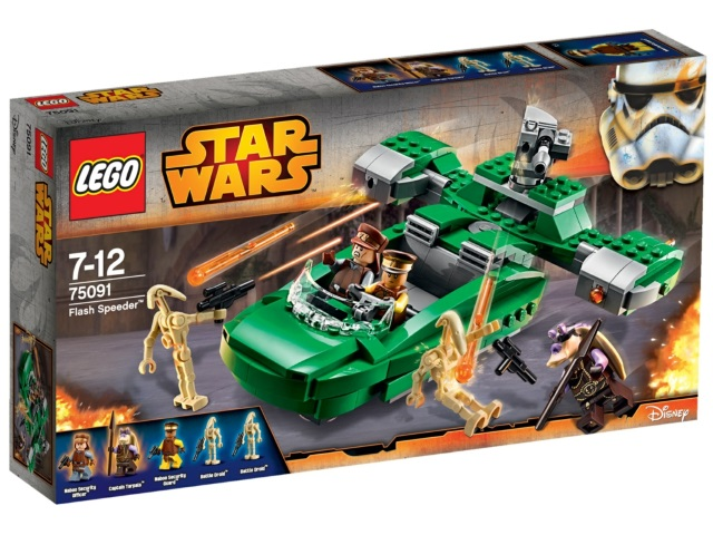 75091 Flash Speeder (Retired) LEGO Star Wars product image 1, provided for visual reference and product detail review