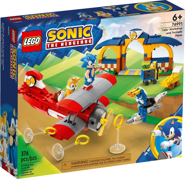 76991 Tails' Workshop and Tornado Plane (Retired) LEGO Sonic product image 1, provided for visual reference and product
