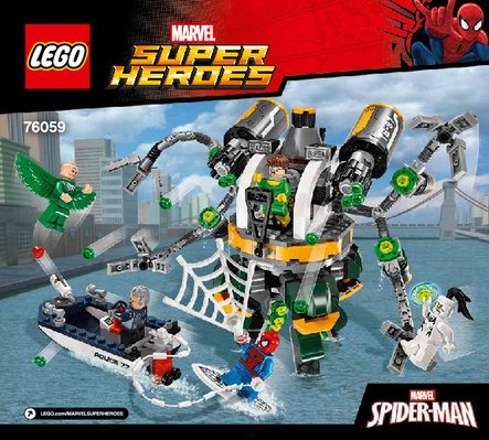 76059 Spider-Man: Doc Ock's Tentacle Trap (Certified) LEGO Super Heroes product image 2, provided for visual reference and