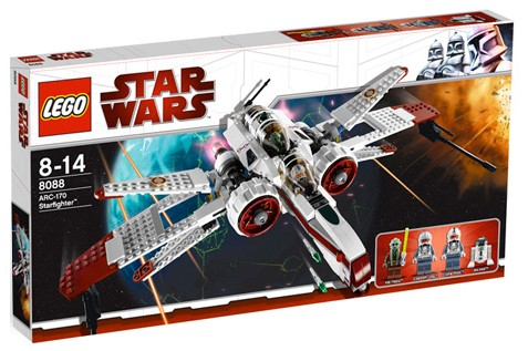 8088 ARC-170 Starfighter (Retired) LEGO Star Wars product image 1, provided for visual reference and product detail review