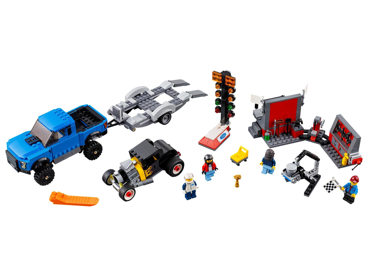 75875 Ford F-150 Raptor & Ford Model A Hot Rod (Retired) LEGO Speed Champions product image 2, provided for visual reference
