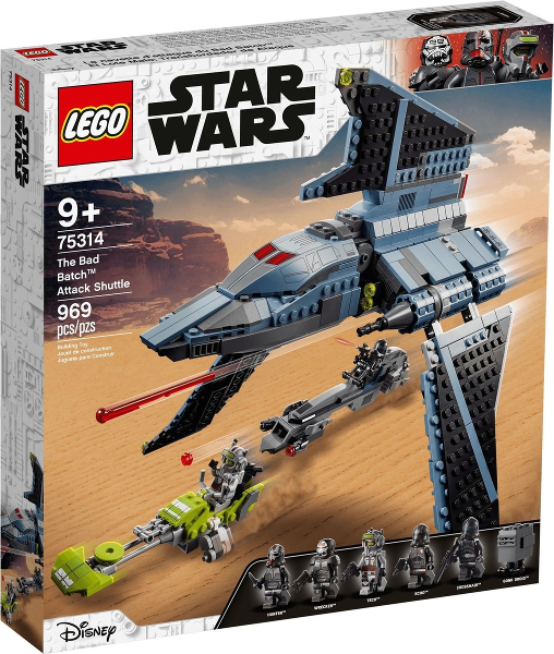 75314 The Bad Batch Attack Shuttle (Retired) LEGO Star Wars product image 1, provided for visual reference and product
