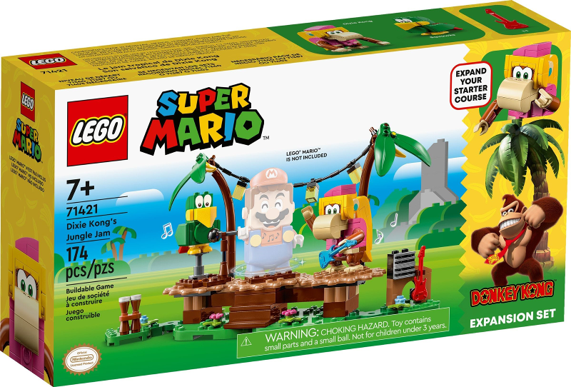 71421 Dixie Kong's Jungle Jam - Expansion Set (Retired) LEGO Super Mario product image 1, provided for visual reference and