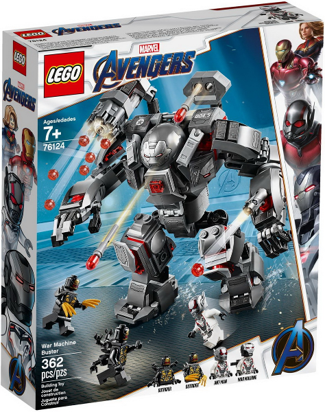 76124 War Machine Buster (Retired) LEGO Super Heroes product image 1, provided for visual reference and product detail review