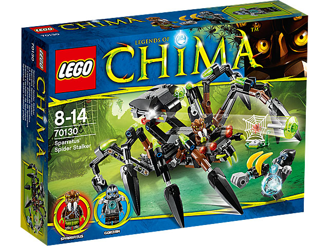 70130 Sparratus' Spider Stalker (Retired) LEGO Legends of Chima product image 1, provided for visual reference and product